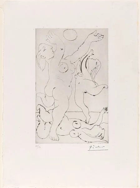 Game on the Beach — Pablo Picasso|Jacques Frélaut|Galerie Louise Leiris