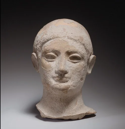 Terracotta head of a youth