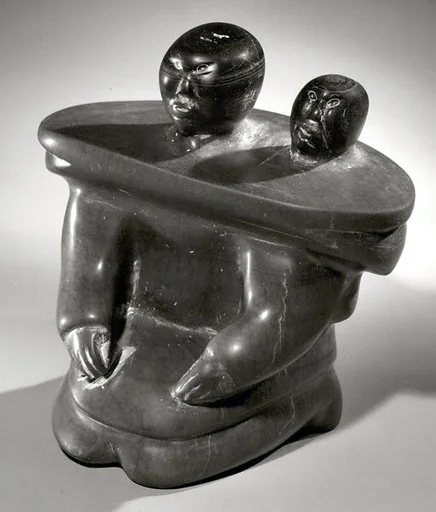 Stone Mother and Child
