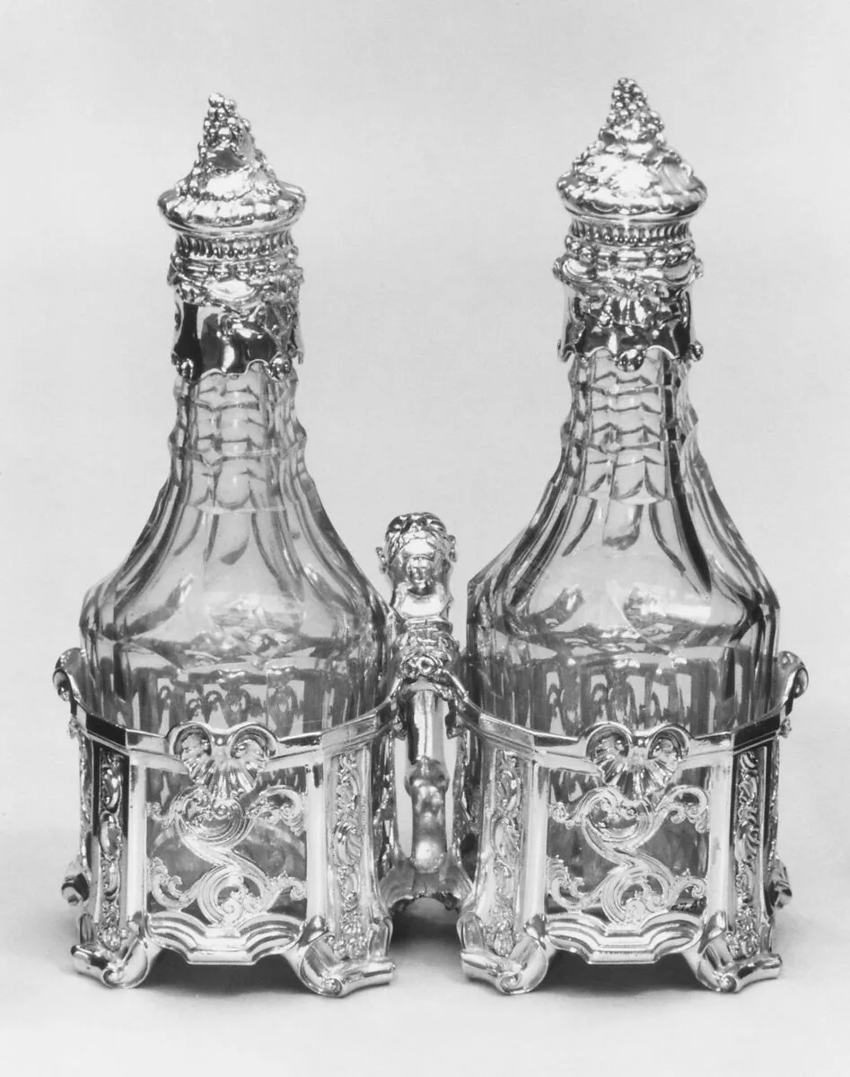 Pair of cruets and cruet stands — Paul de Lamerie