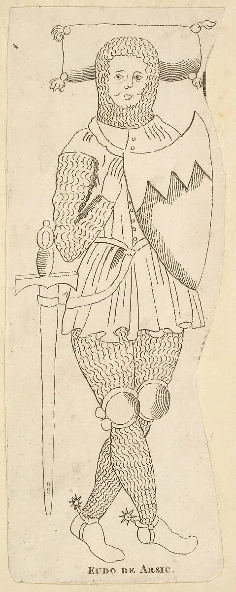 Monument of Eudo de Arsic — Anonymous, 18th century
