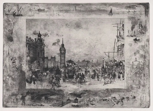 Westminster Bridge, or Westminster Clock Tower