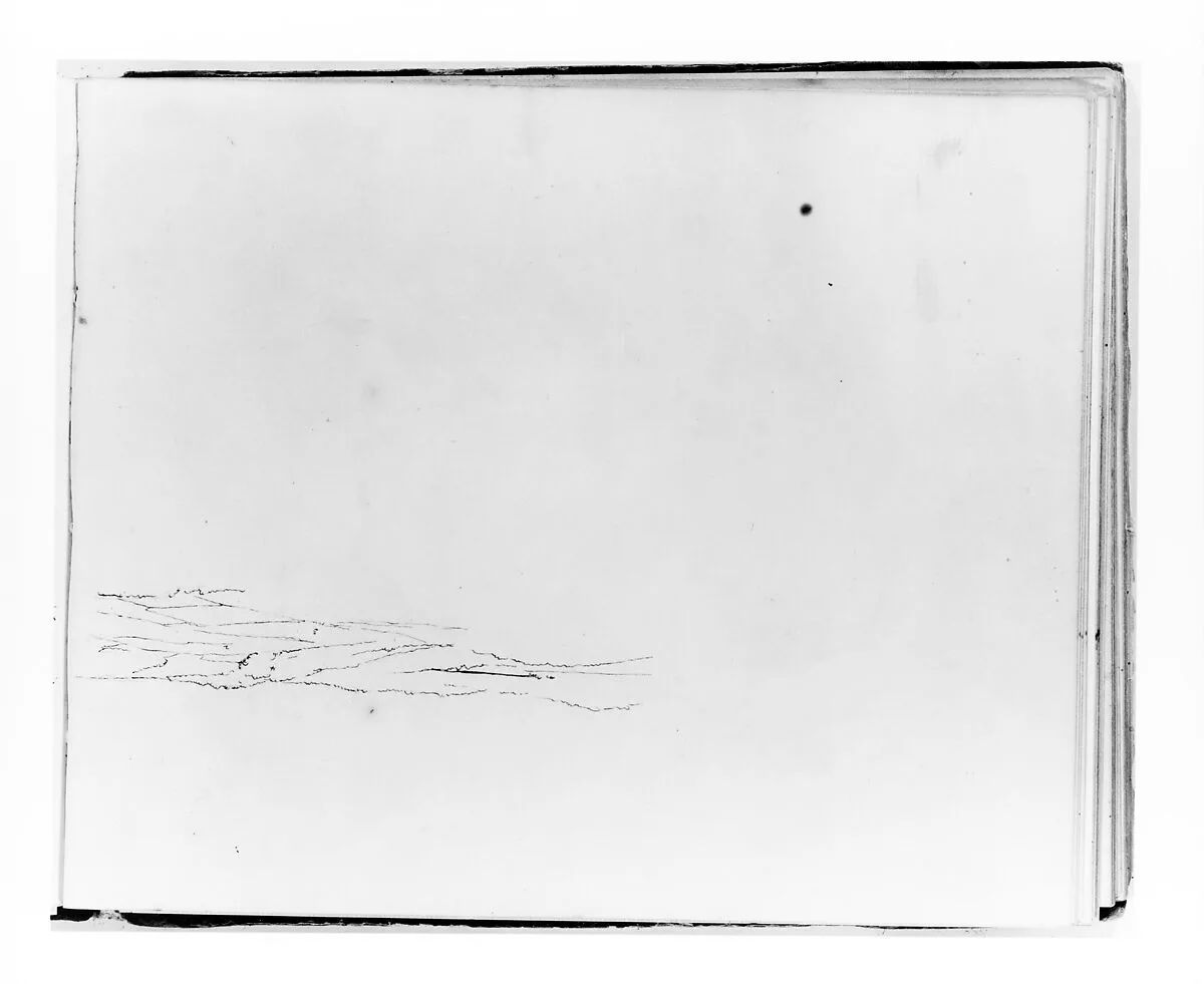 Panoramic Landscape (from Sketchbook) — Francis William Edmonds