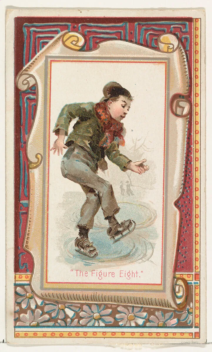 "The Figure Eight," from the Terrors of America set (N136) issued by Duke Sons & Co. to promote Honest Long Cut Tobacco — Knapp & Company|W. Duke, Sons & Co.