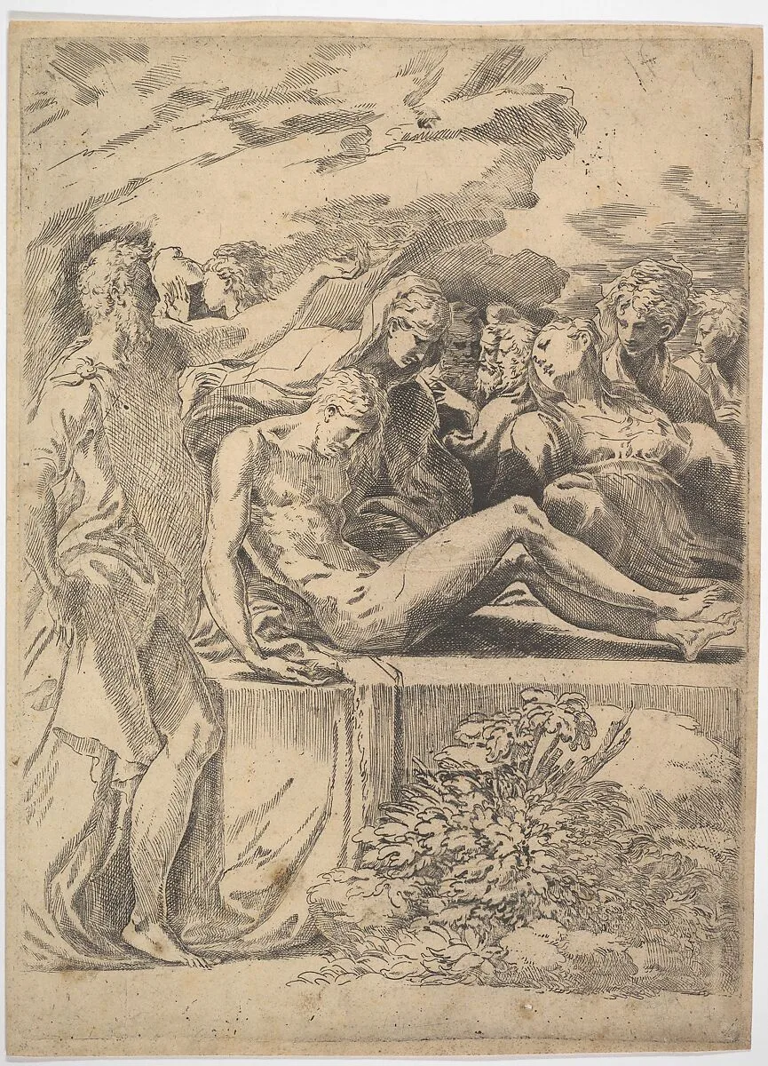 Entombment — Parmigianino (Girolamo Francesco Maria Mazzola)