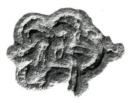 Stamp seal with snake