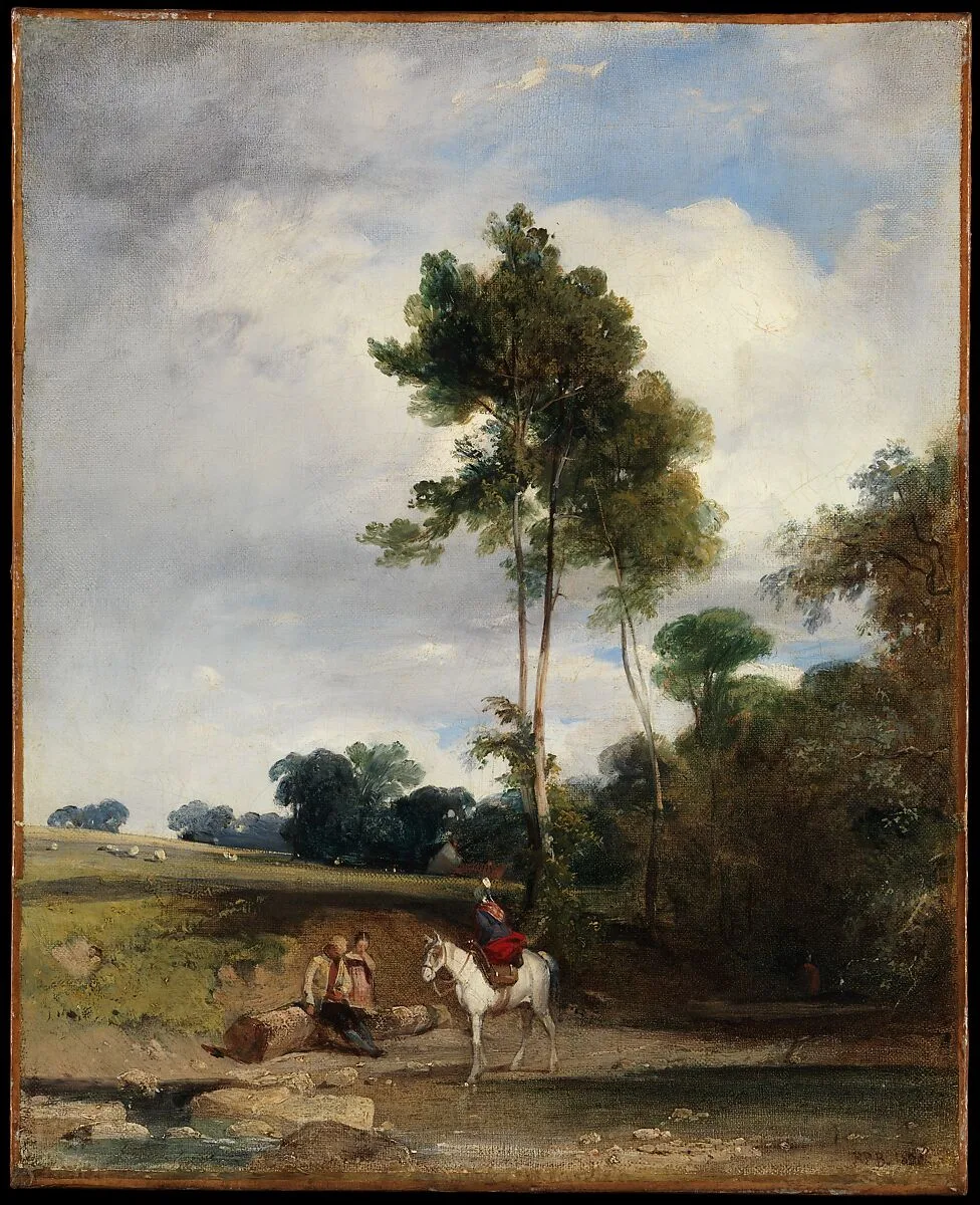 Roadside Halt — Richard Parkes Bonington
