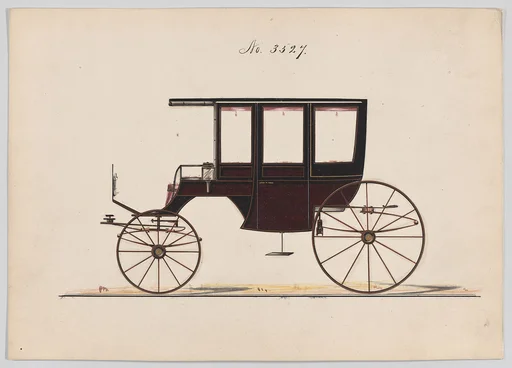 Design for 6 seat Rockaway, no. 3527