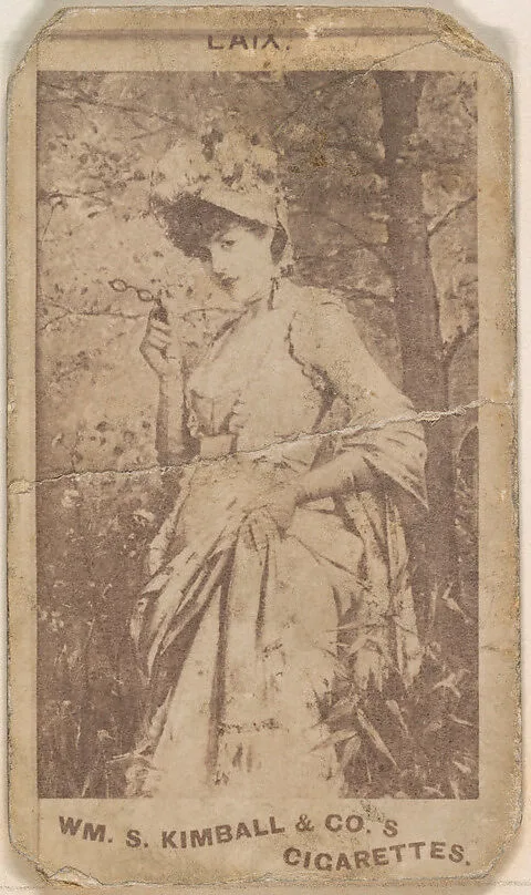 Miss Laix, from the Actresses series (N203) issued by Wm. S. Kimball & Co. — William S. Kimball & Company