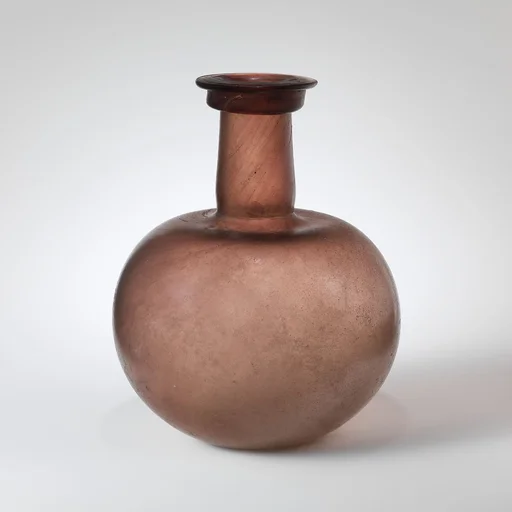 Glass globular bottle