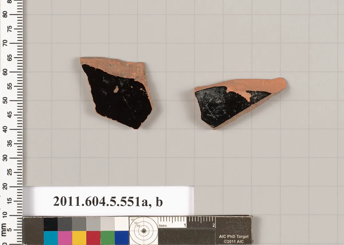 Terracotta fragments of kylikes (drinking cups) — Unknown