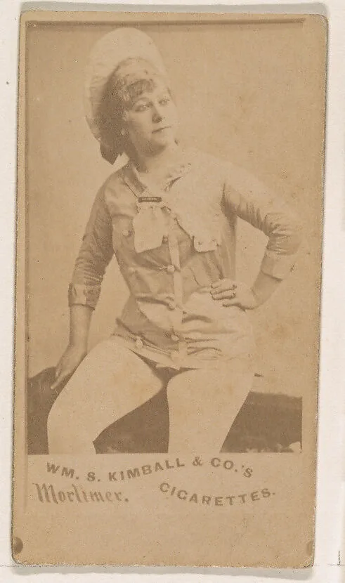 Miss Mortimer, from the Actresses series (N203) issued by Wm. S. Kimball & Co. — William S. Kimball & Company