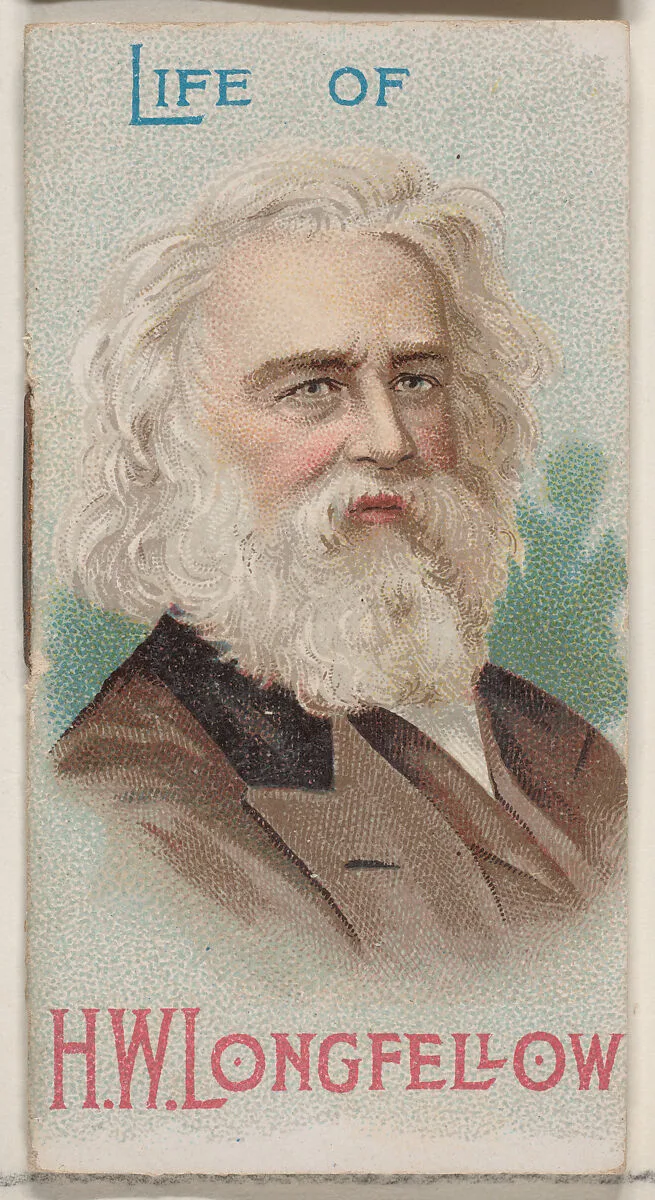 Life of Henry Wadsworth Longfellow, from the Histories of Poor Boys and Famous People series of booklets (N79) for Duke brand cigarettes — W. Duke, Sons & Co.|Knapp & Company