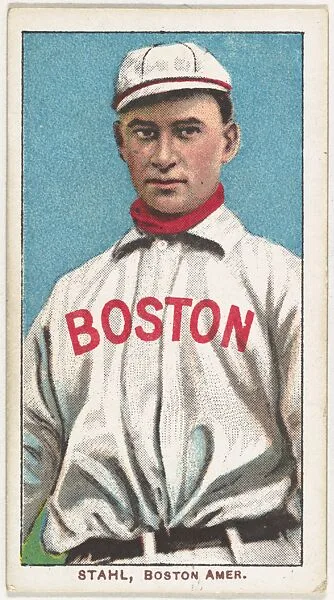 Stahl, Boston, American League, from the White Border series (T206) for the American Tobacco Company — American Tobacco Company