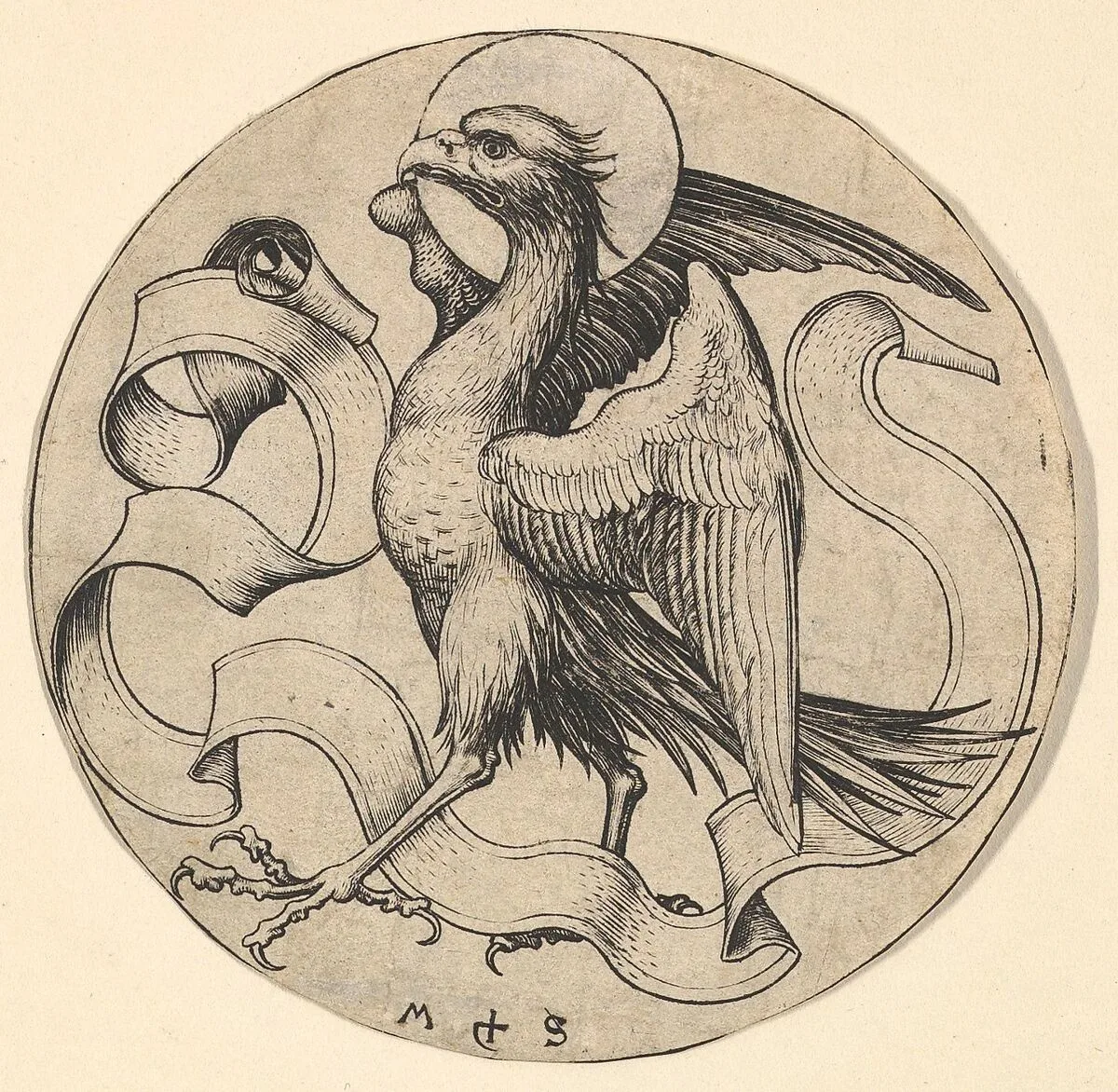 The Eagle of Saint John — Martin Schongauer