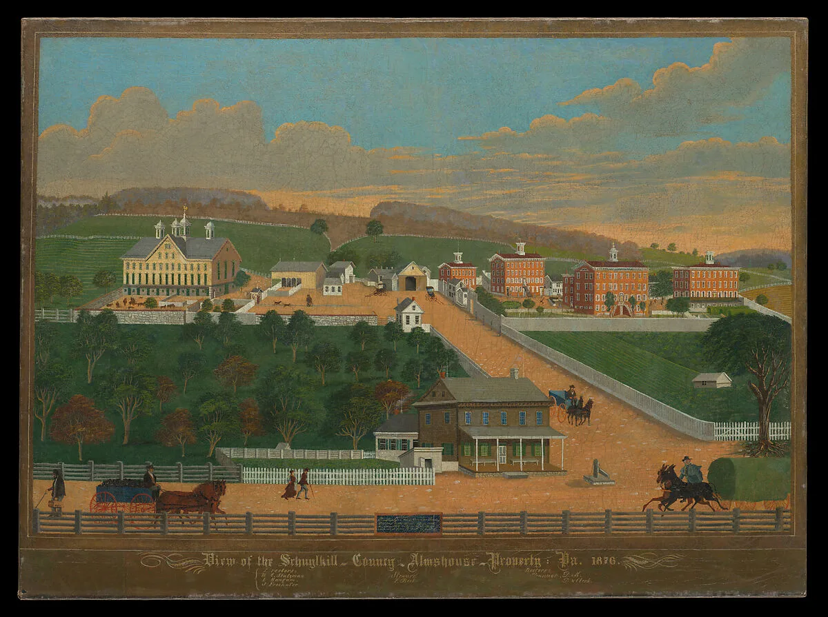 View of the Schuylkill County Almshouse Property — Charles C. Hofmann