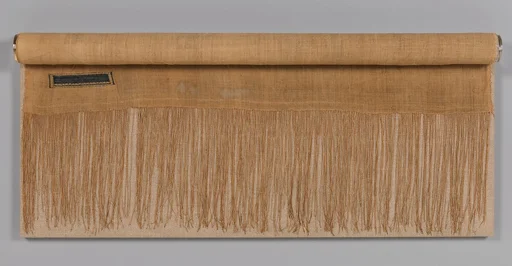 Linen cloth with fringe