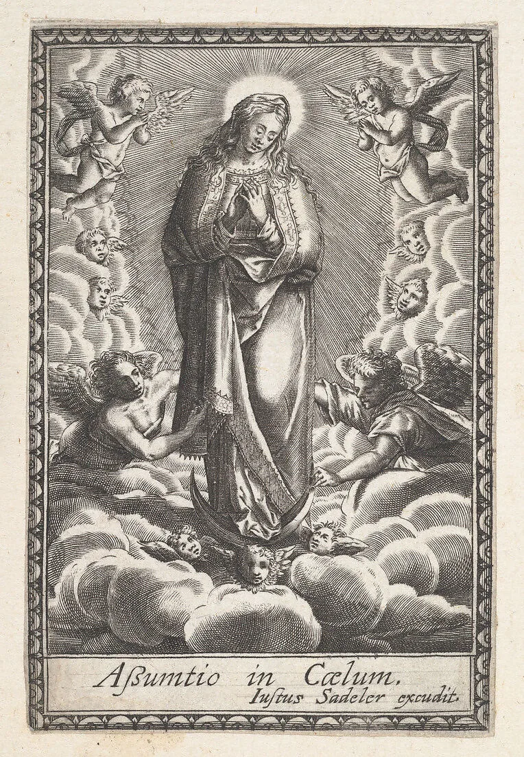 Assumption of the Virgin — Anonymous|Justus Sadeler