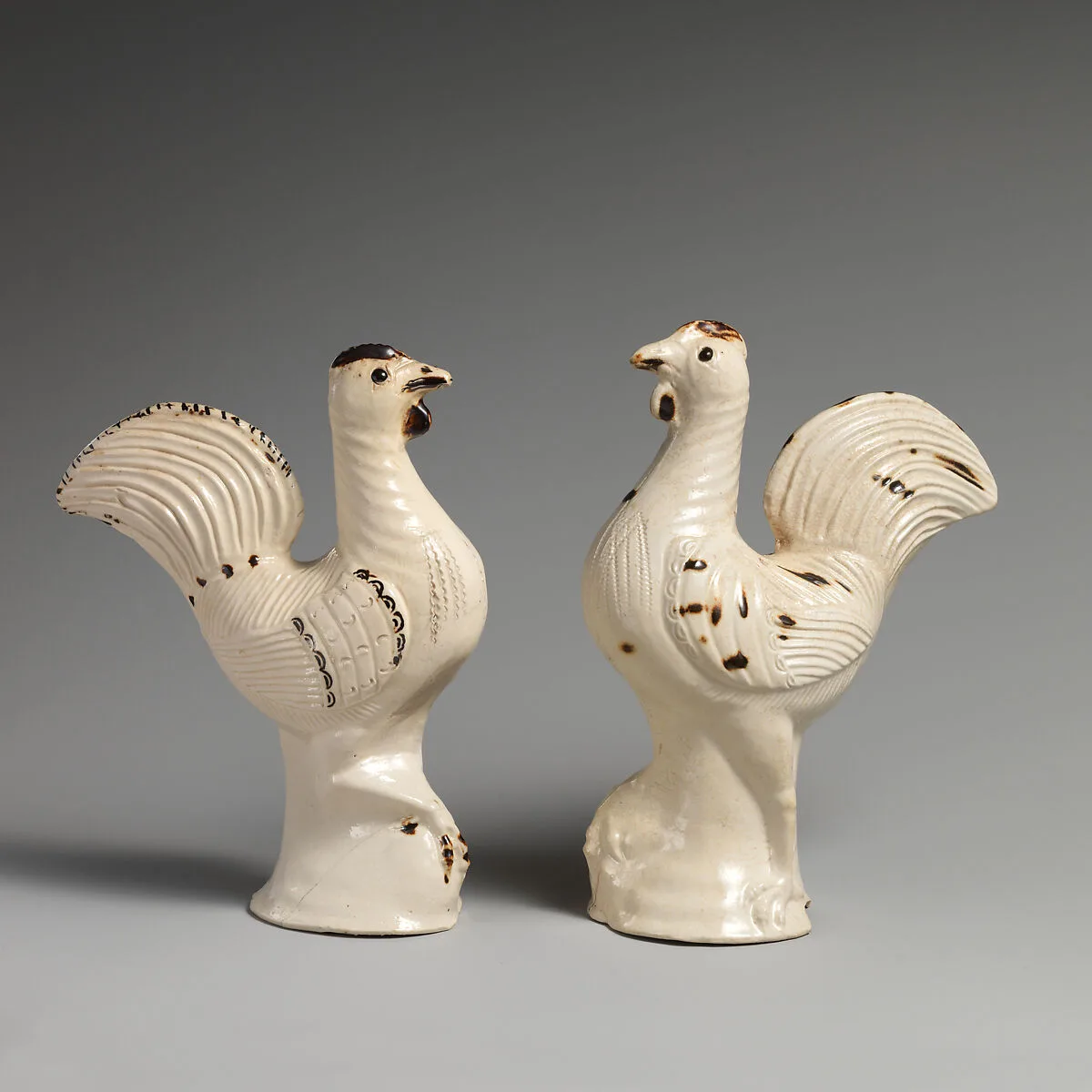 Pair of game cocks — Unknown