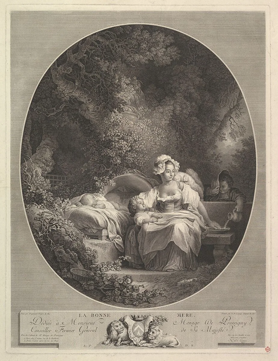 La Bonne Mere — Jean Honoré Fragonard|Nicolas de Launay