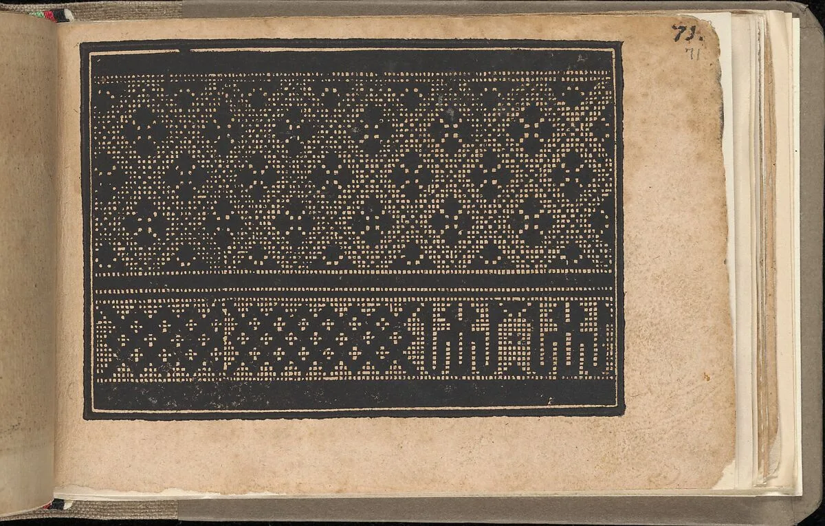 Schön newes Modelbuch (Page 71r) — Sigismundus Latomus