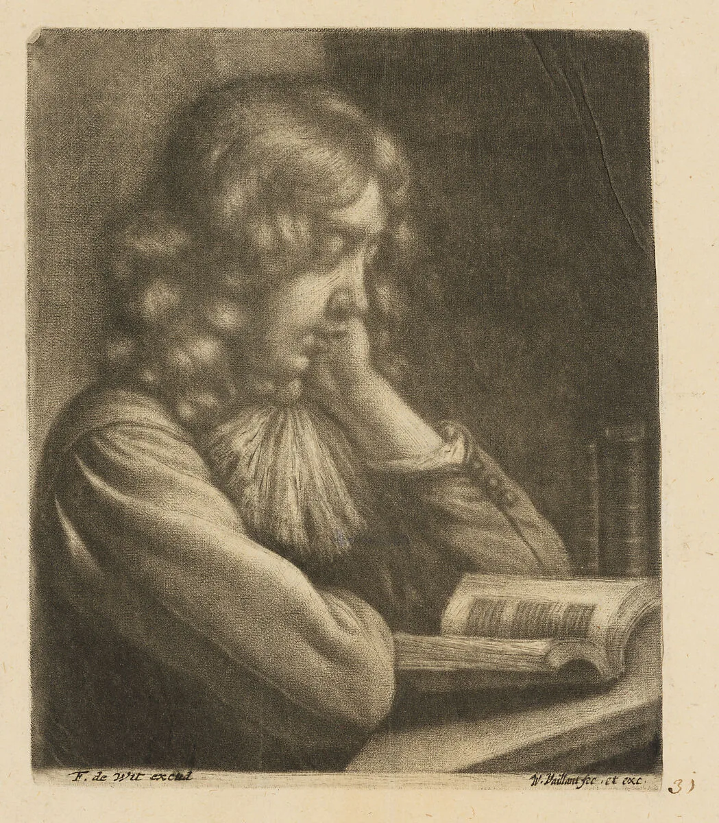 Boy Reading a Book — Wallerant Vaillant