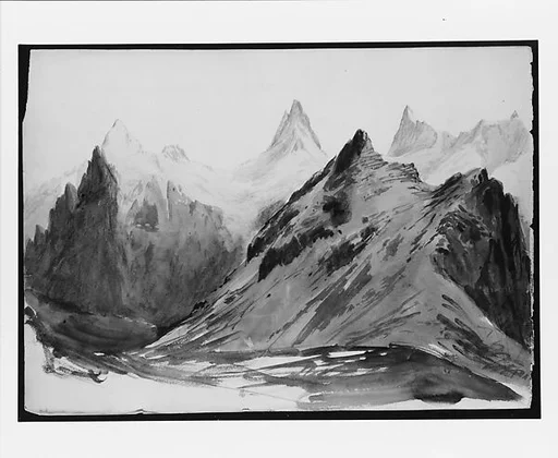 From Faulhorn (from "Splendid Mountain Watercolours" Sketchbook)
