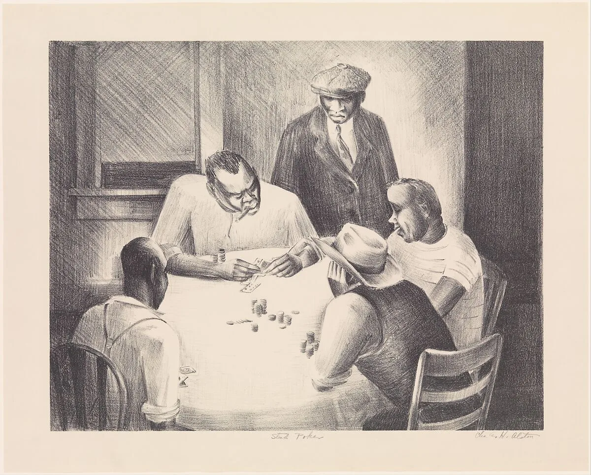 Stud Poker — Charles Henry Alston|WPA