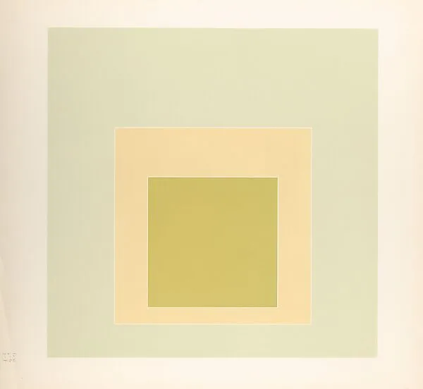 Proof for White Line Square series — Josef Albers|Gemini G.E.L.|Kenneth E. Tyler
