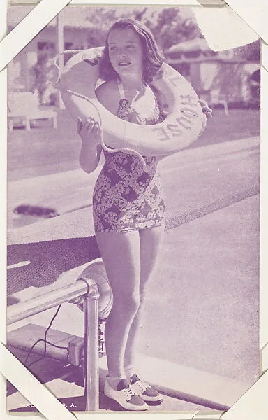Actress at pool (W423) — Unknown