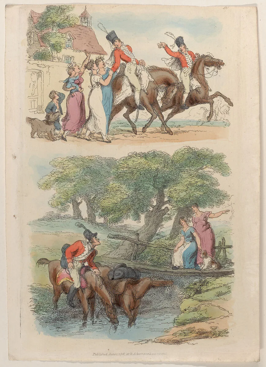 Plate 20, from "World in Miniature" — Thomas Rowlandson|Rudolph Ackermann, London