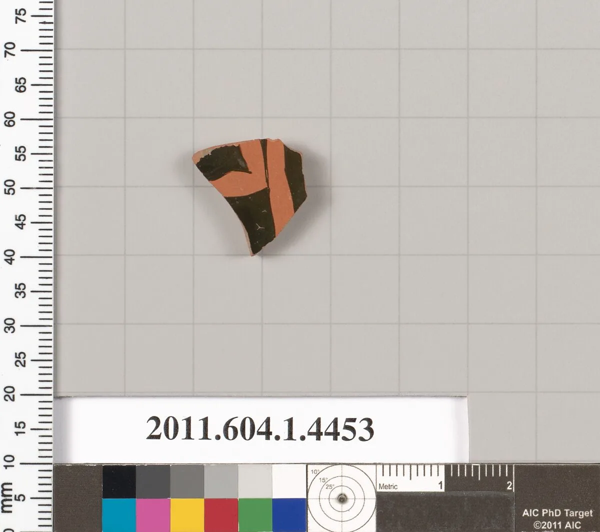 Terracotta fragment of a kylix (drinking cup) — Unknown