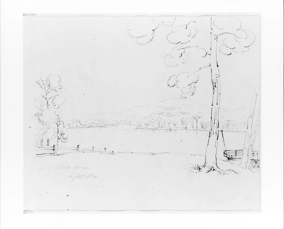 Head of Lake George (from Sketchbook) — John William Casilear
