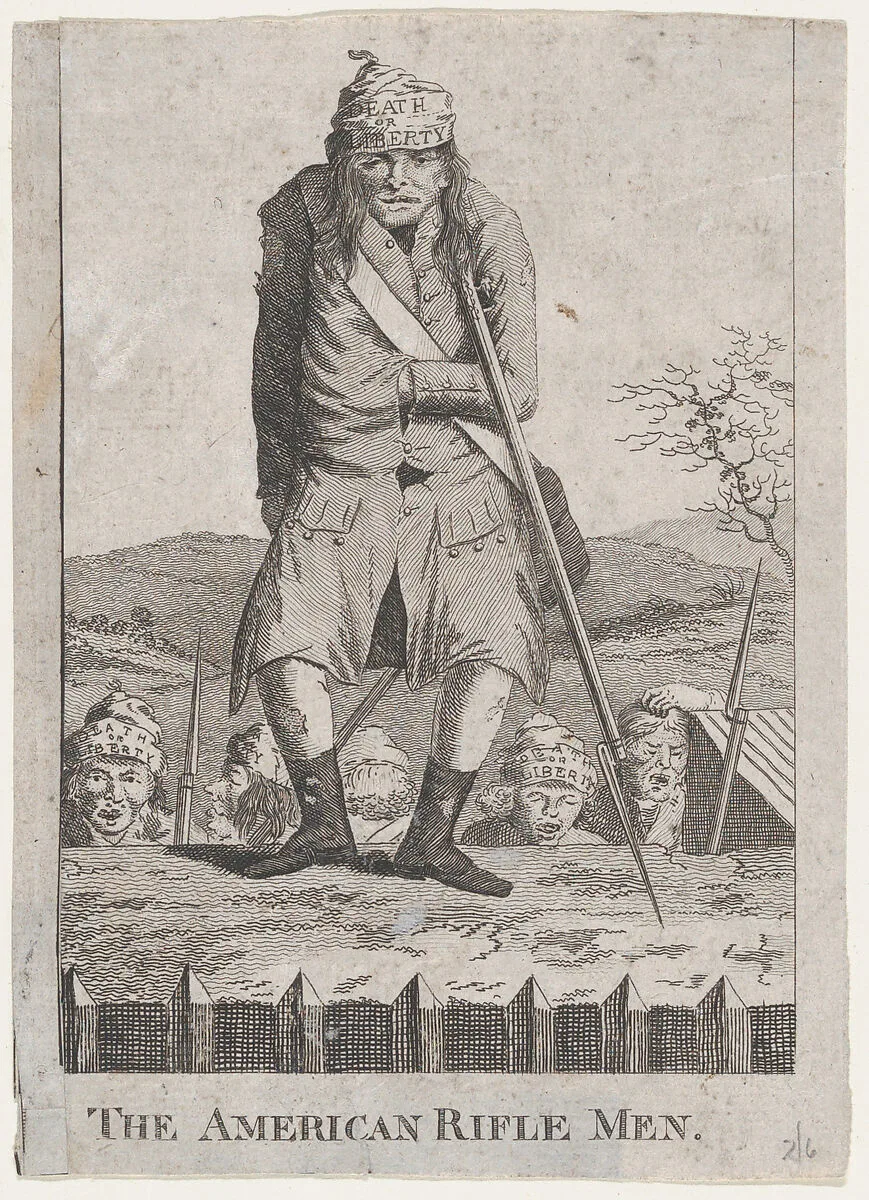 The American Rifle Men — Anonymous, British, 18th century