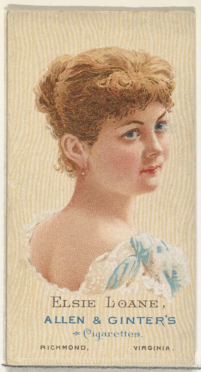 Elsie Loane, from World's Beauties, Series 2 (N27) for Allen & Ginter Cigarettes — Allen & Ginter|Lindner, Eddy & Claus
