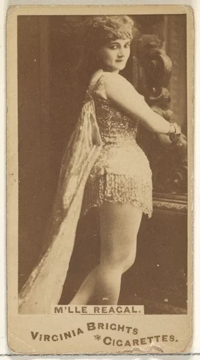 M'lle Reagal, from the Actors and Actresses series (N45, Type 1) for Virginia Brights Cigarettes