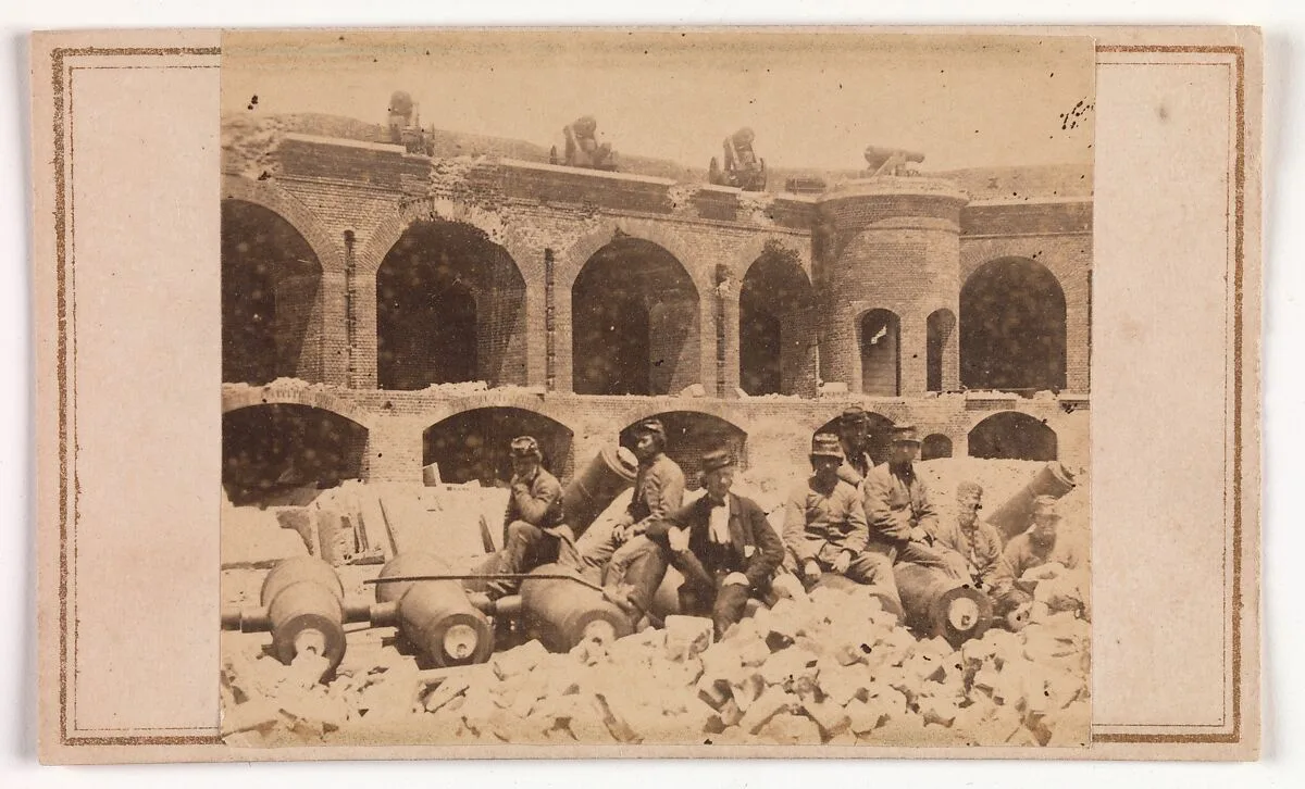 Salient with North-west Casemates, Fort Sumter — Osborn's Gallery|J. M. Osborn
