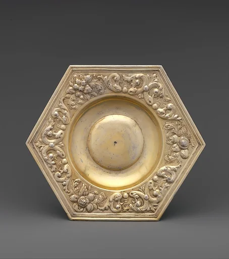 Hexagonal dish (part of a set)