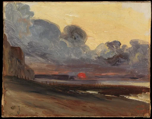 Sunset on the Normandy Coast