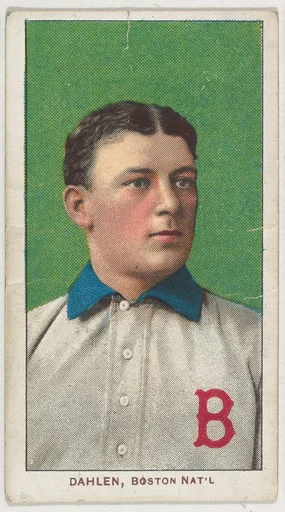 Dahlen, Boston, National League, from the White Border series (T206) for the American Tobacco Company