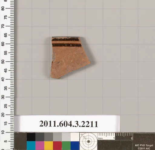 Terracotta fragment of a kylix (drinking cup)