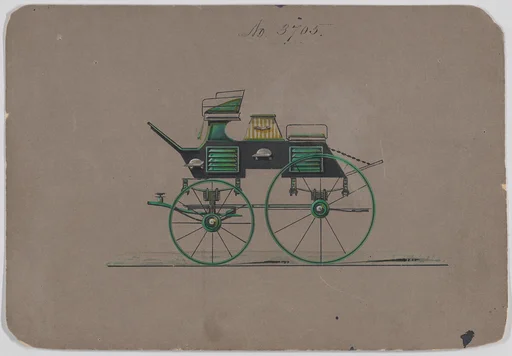 Four Wheel Dog Cart .# 3705