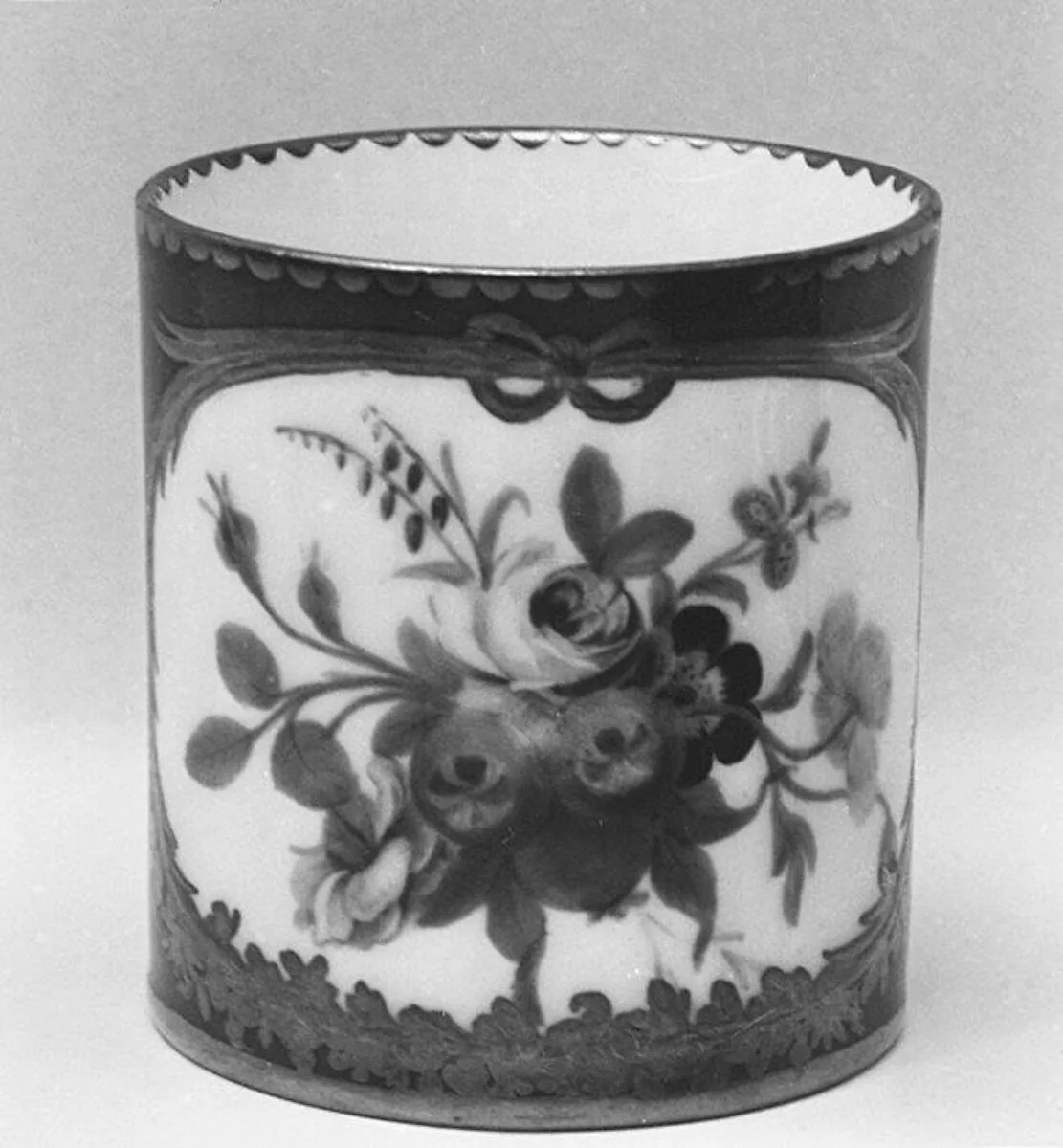 Cup (gobelet litron) (one of nine) (part of a service) — Sèvres Manufactory|Cyprien-Julien Hirel de Choisy|Etienne-Gabriel Girard