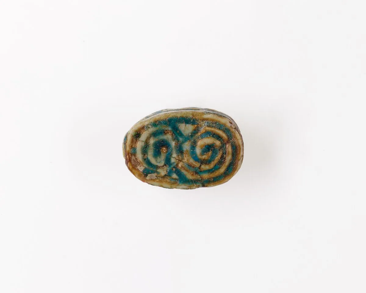 Scarab with Scroll Design — Unknown