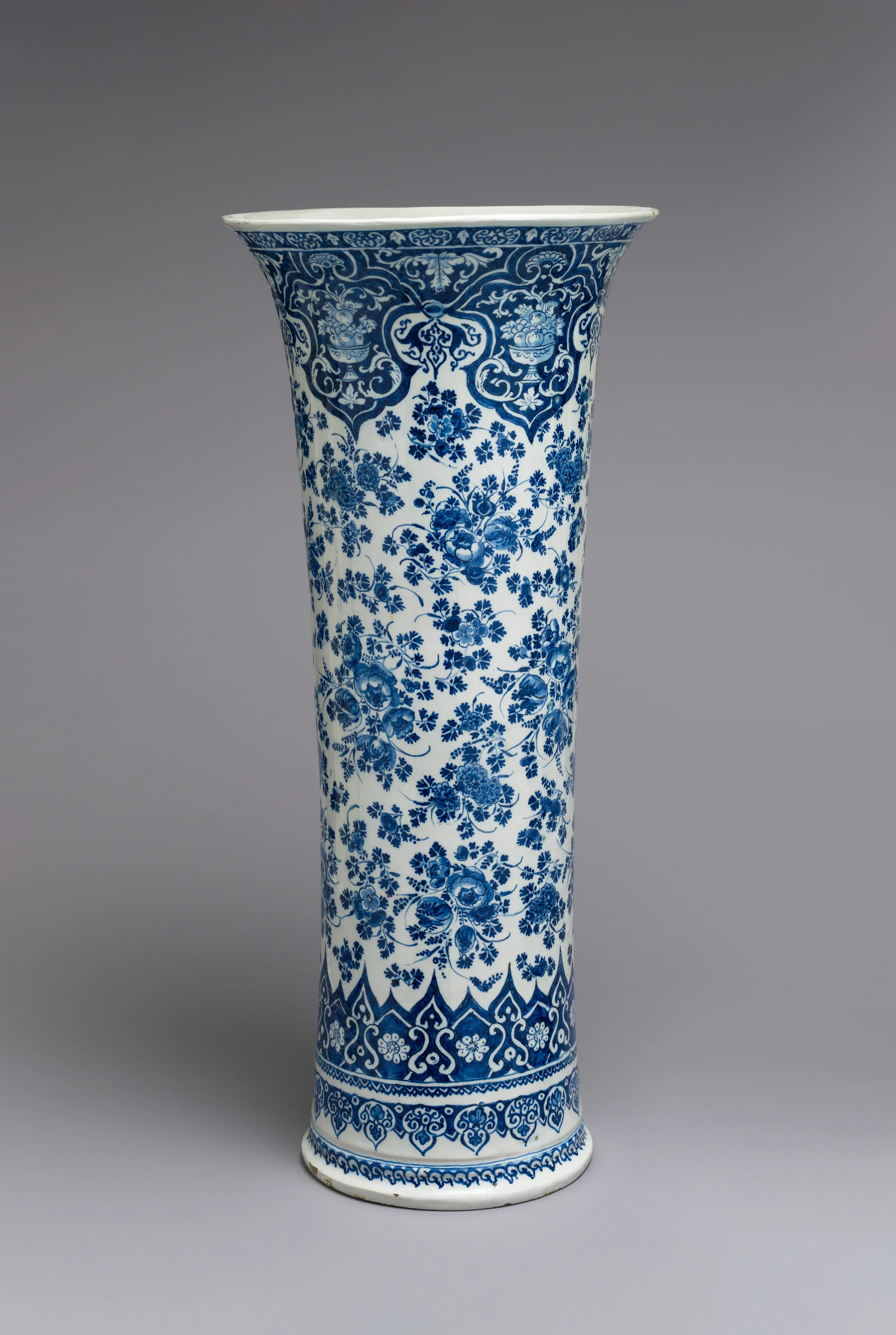 Beaker vase (one of a pair, part of a garniture) — Lambertus van Eenhoorn|De Metaale Pot Factory