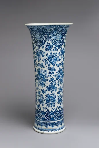 Beaker vase (one of a pair, part of a garniture)