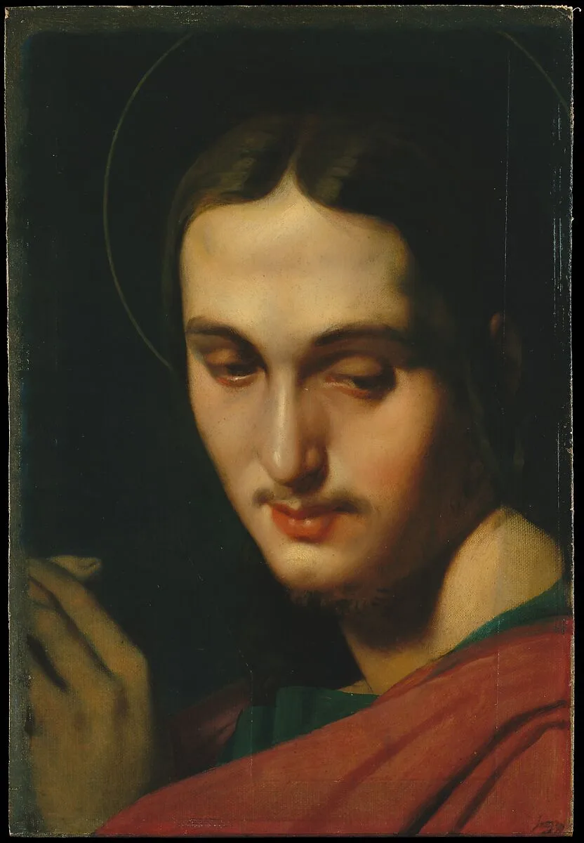 Head of Saint John the Evangelist — Jean Auguste Dominique Ingres