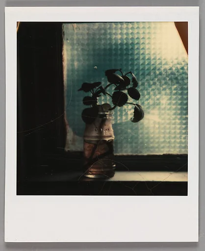 [Rooting Plant in Jar on Windowsill]