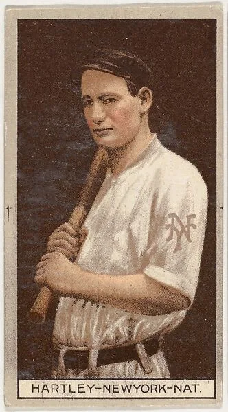 Grover Hartley, New York, National League, from the Brown Background series (T207) for the American Tobacco Company — American Tobacco Company