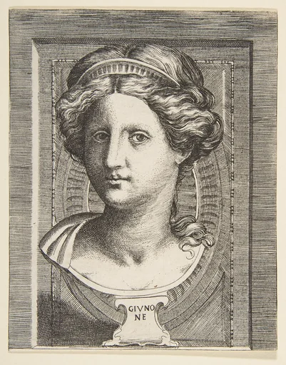 Sculpted head of Juno